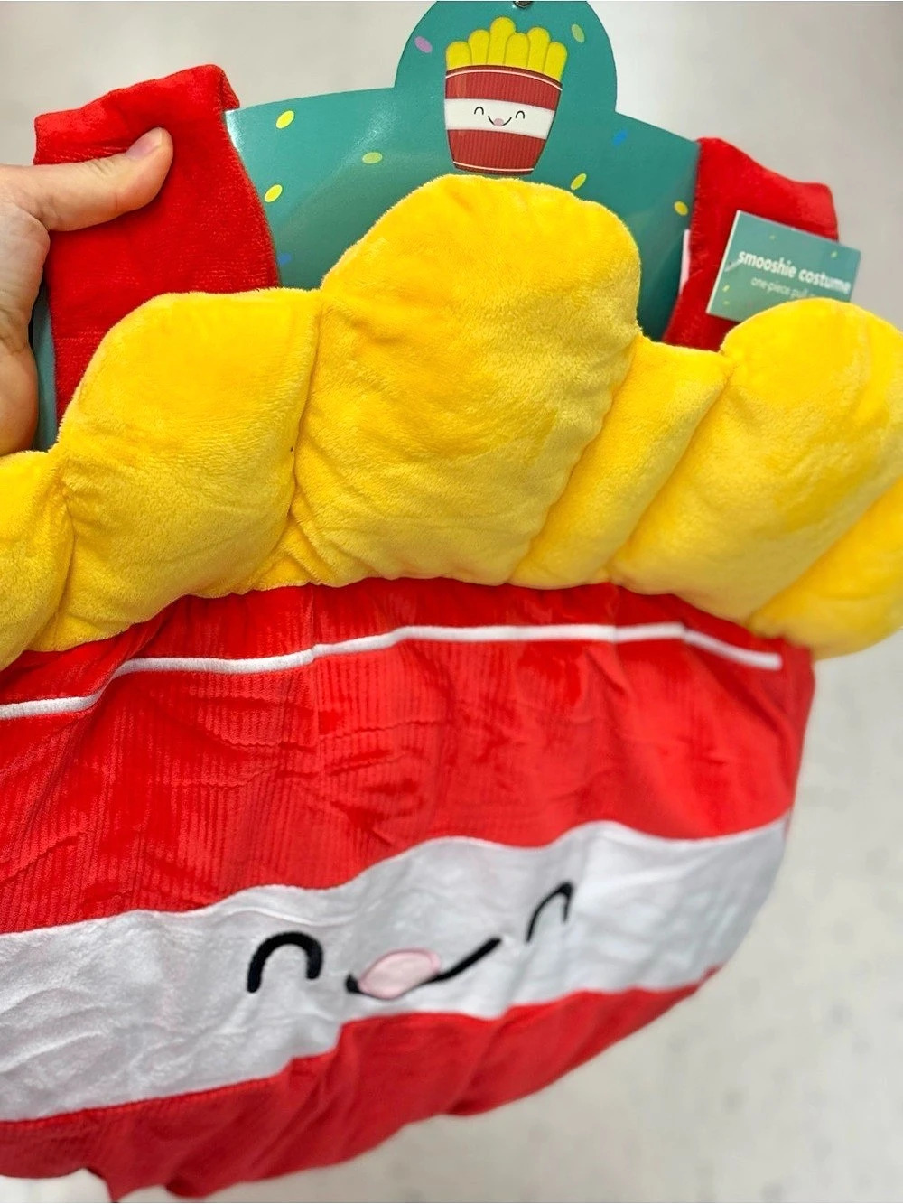 Cuddle Crew Golden Fries Costume Red & Yellow Like New
